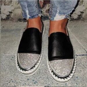 Bernie Mev. Black Slip On Shoes